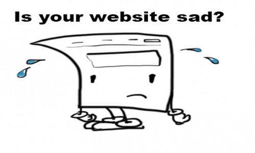 Website Revamping Company 2 sad website